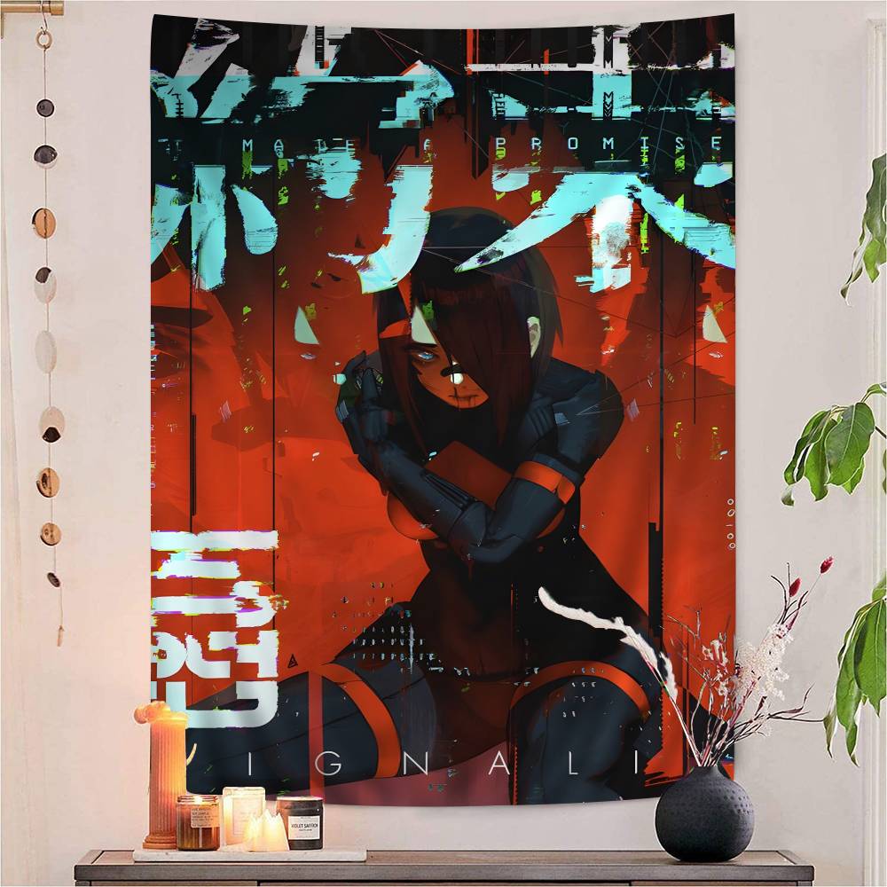 

Signalis Classic Vintage Colorful Tapestry Wall Hanging Hanging Tarot Hippie Wall Rugs Dorm Wall Art Decor 74x94cm(29x37in)
