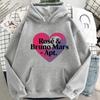 Song Graphic Hoodies ROSÉ Bruno Mars Sweatshirts Sudaderas Hombre Winter Hooded Pullovers Unisex Tops
