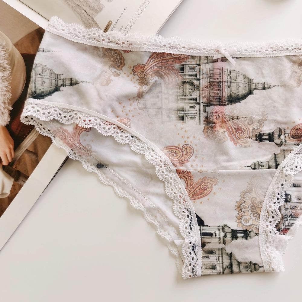 Clearance Pink Girl Milk Silk Seamless Quick-Dry Women's Triangle Underwear