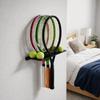 Wall-mounted Tennis Racket Storage Rack Large Capacity Badminton Racket Storage Rack  for Home