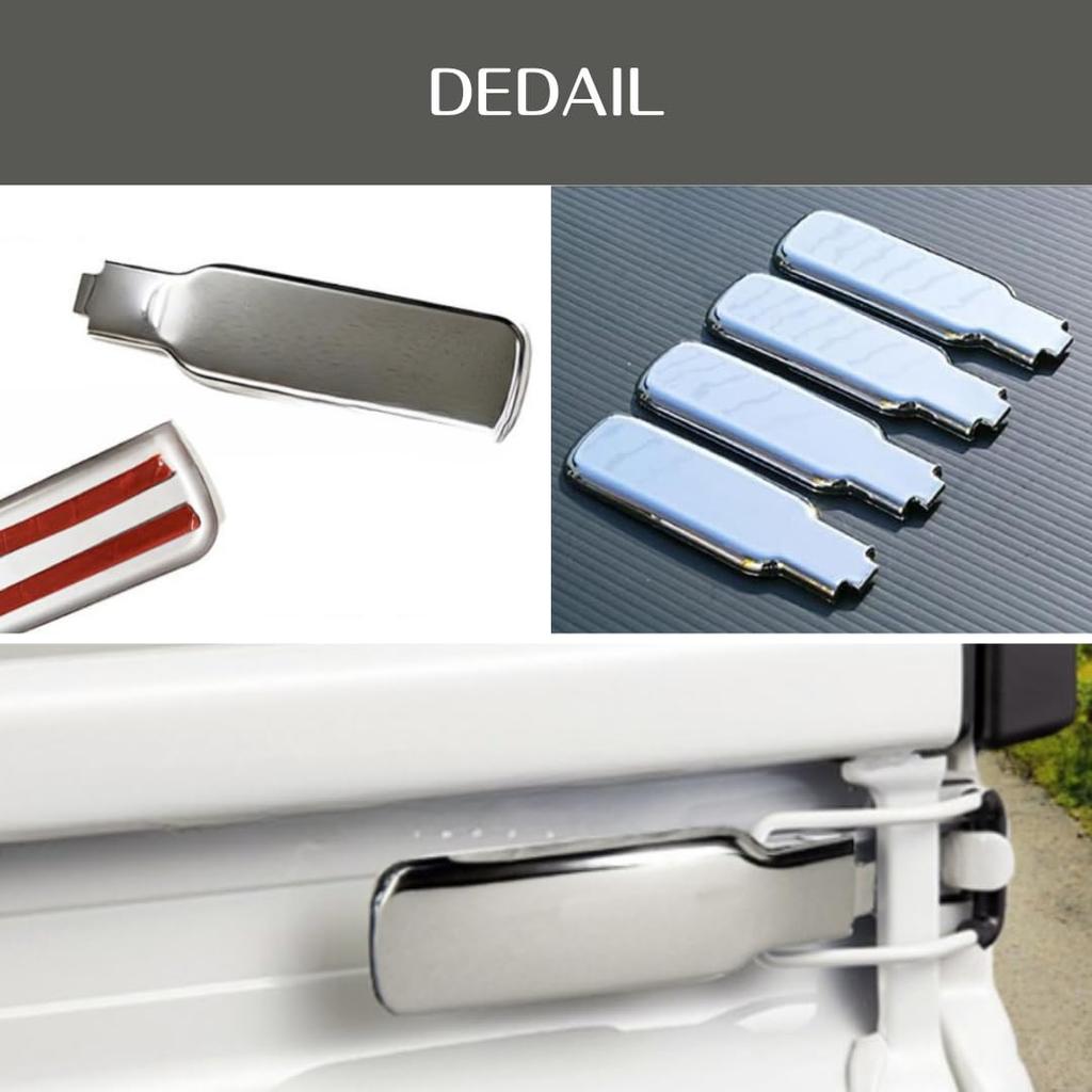 Uccellino Hijet Truck Steering Wheel Cover with Extra Double-Sided Tape, Compatible with Hijet S500P and S510P (Silver)