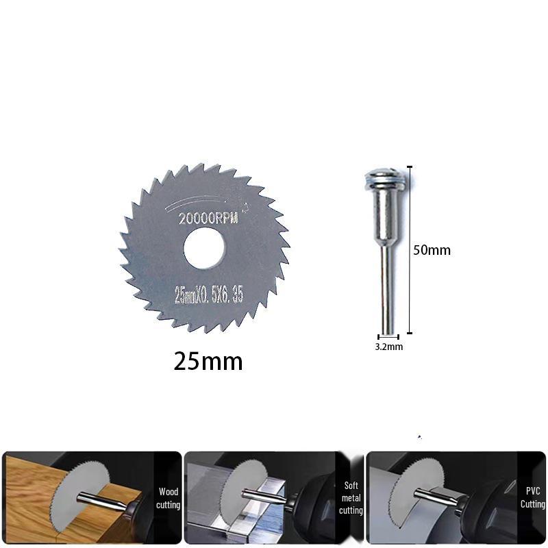 High-Speed Steel Circular Saw Blade for Handheld Drill & Electric Grinder (Wood, Plastic, Metal)