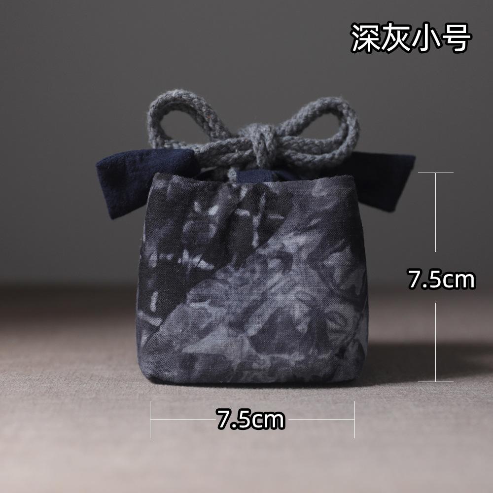 Chinese Style Teacup Drawstring Cloth Teacup Bag Tea Pot Tea Cup Organizer Portable Cup Storage Bag Travel Teaware Accessories