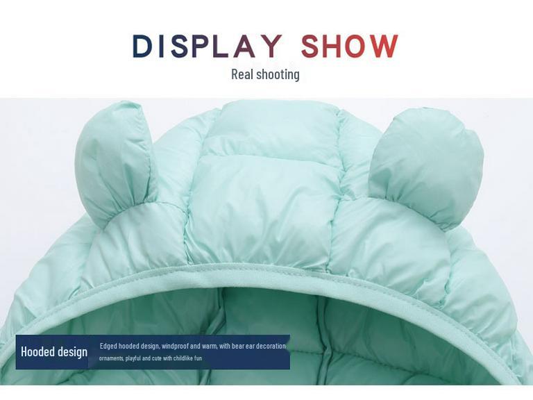 Children's Off-Season Down Coat Set: Toddler Boys & Girls Two-Piece Jacket for Autumn & Winter