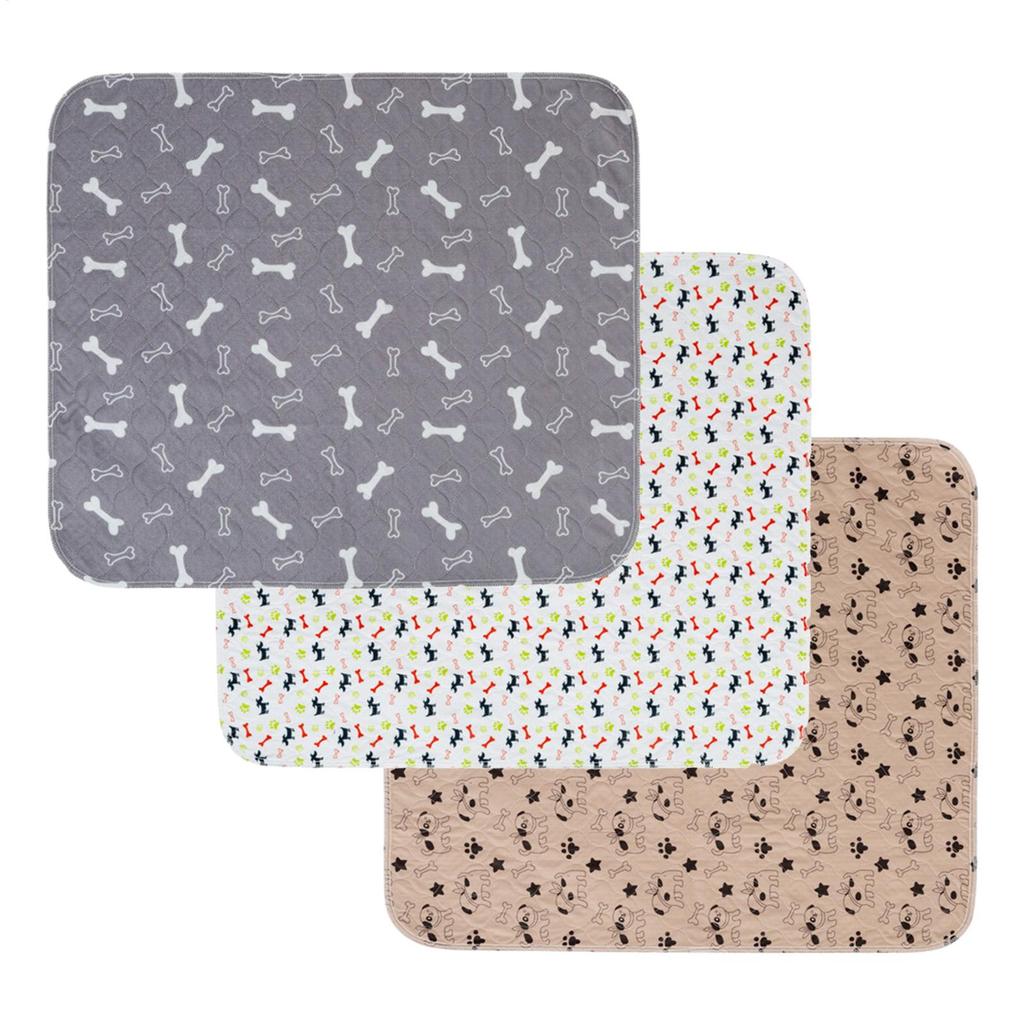 60x40CM Washable Dog Pee Pads Puppy Pads Non-slip Leak-Proof Pet Training Mat Absorbent Pee Pad Dog Toilet Pee Pad Pet Supplies