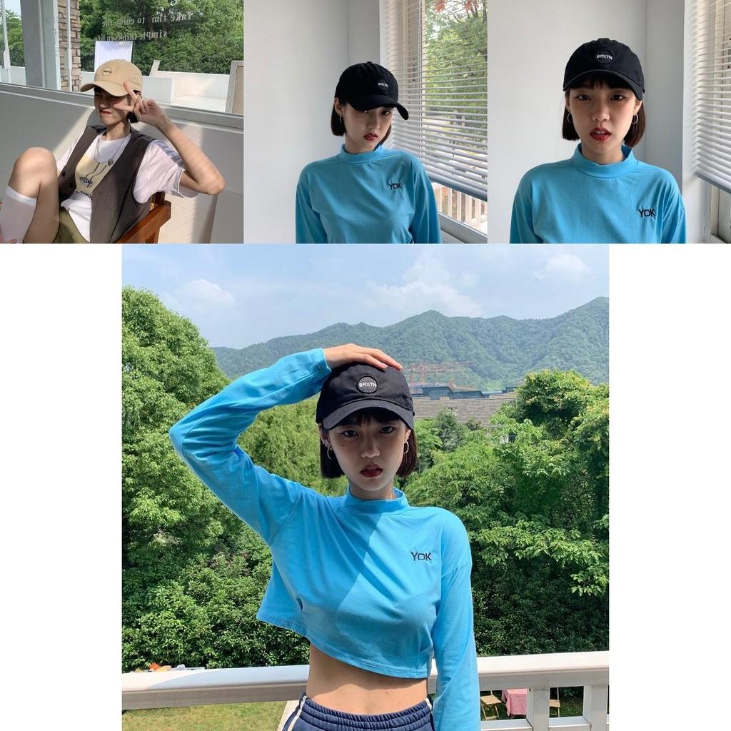 Stylish Cotton Blend Baseball Cap Breathable Summer Embroidered Letter Design