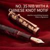 LT Hongdian N8S Red Maple Pen Season Limited High-grade Retro Light Acrylic Resin Fountain Pen
