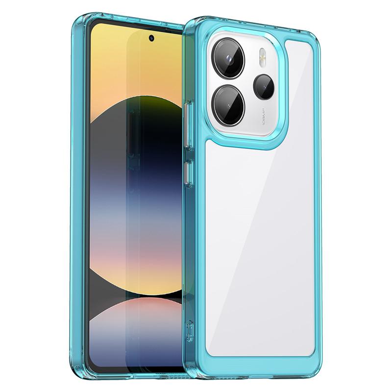 Pro Xiaomi Redmi Note 14 4G pouzdro Xiaomi Redmi Note 14 4G kryt průhledný PC TPU nárazuvzdorný zadní kryt telefonu Xiaomi Redmi Note 14 4G