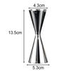 Double Shot Jigger Various Measurement Sizes Cocktail Jigger Versatile Drinkware High-Grade Material Dual Measurement Capability