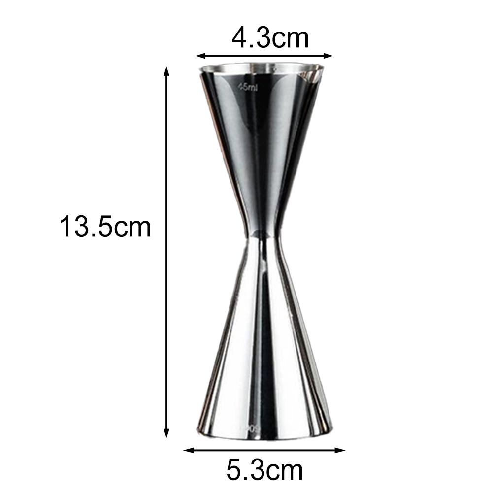 Double Shot Jigger Various Measurement Sizes Cocktail Jigger Versatile Drinkware High-Grade Material Dual Measurement Capability