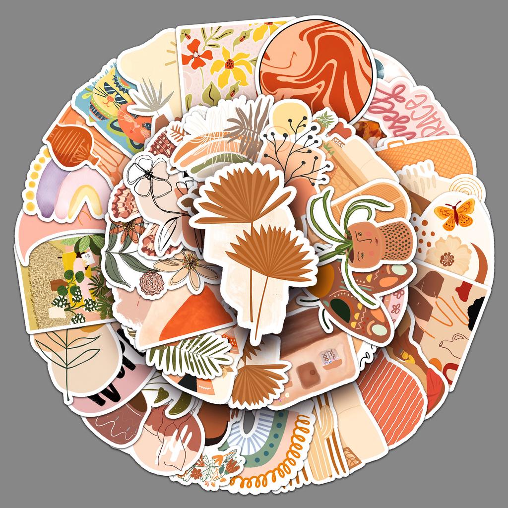 50 Graffiti Stickers for Freshman Accounts DIY Skateboard Phone Case Suitcase Stickers Waterproof