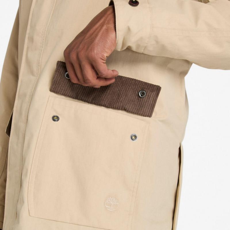Timberland Giacca da Uomo con Zip sul Collo Impermeabile a Maniche Lunghe Serie Wenham A6N4K-Y94