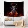 God of War Tapestry Floor Mat NonSlip Laundry Room Mat Laundry Decor Balcony Child Living Room Household Carpets