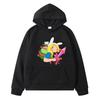 Bluza z kapturem z nadrukiem Czas przygody, anime, jesienna bluza dla chłopców, kurtka y2k, sudadera, bluzy z kapturem Kawaii, bluza polarowa, ubrania dla dzieci, dziewczyny, bluzki z kreskówek
