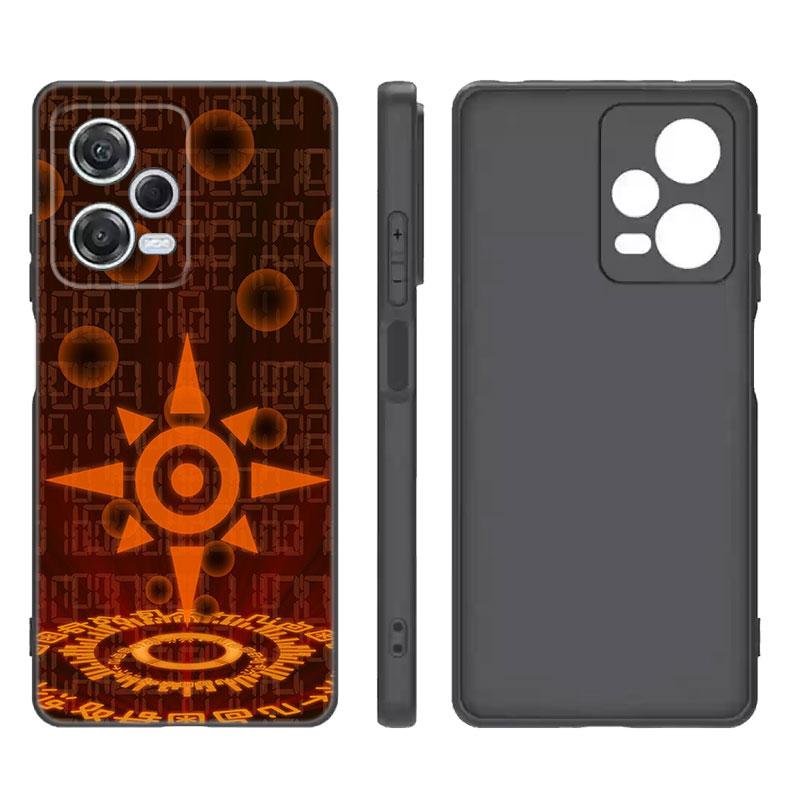 Digital Monster Digimon Black Silicone Phone Case For Xiaomi Redmi Note 9 10 11 11S 11T 12 13 Pro 5G Plus 9S 10S 12S