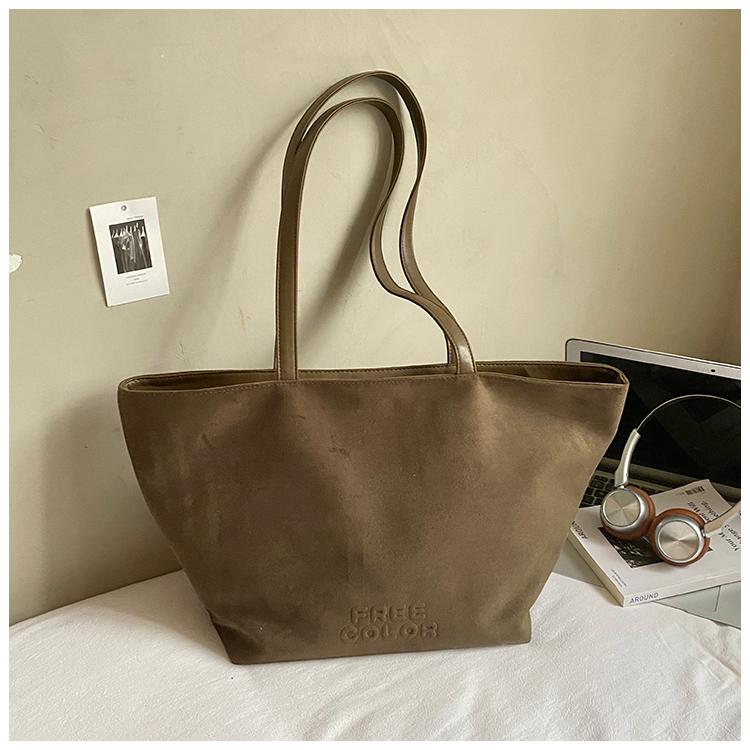 Vintage Shoulder Bag Women's Large Capacity Commuter Tote Bag