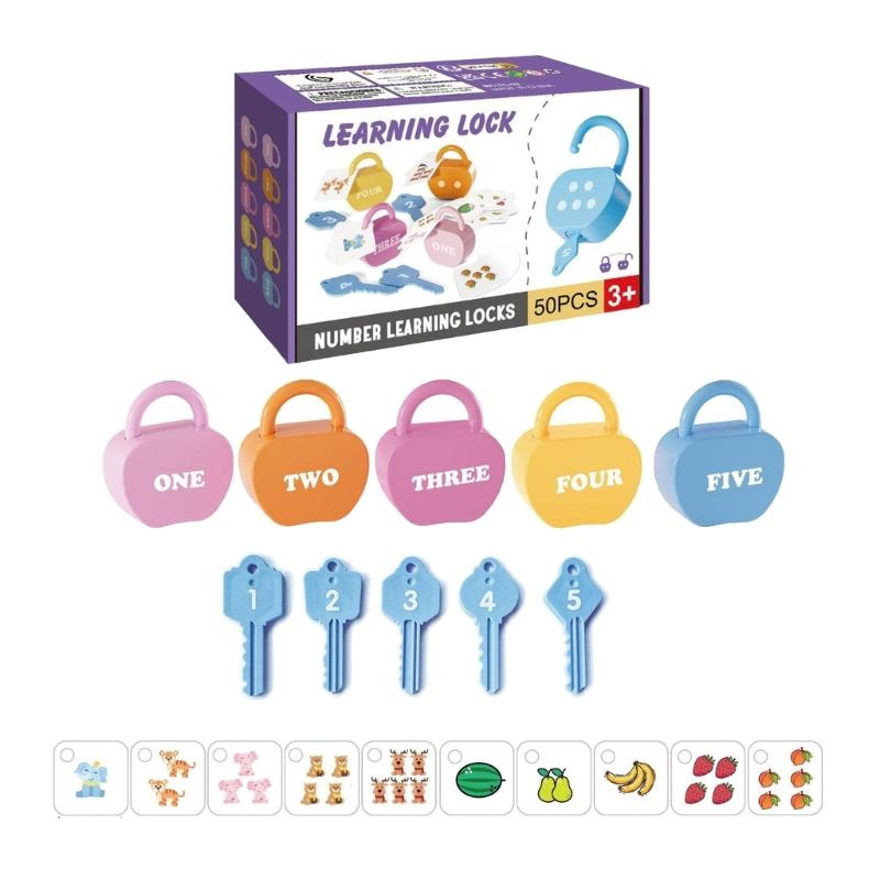 

Children Counting Game Key Set for Toddlers Number Matching Fun Table Game Number Matching for Children