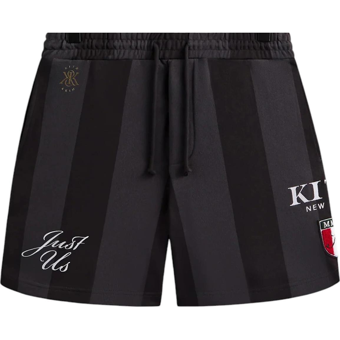 

Kith Ss25 Шорты мужские повседневные с принтом и кулиской, средней посадки, черные KHM060792 S