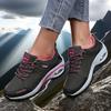 Women's Platform Shoes Waterproof Classic Color Outdoor Hiking Shoes Fashionable Anti Slip Casual Low Top Camping Women Sneakers
