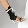 Women's Cool Boots Style Strap Stiletto Strap Plus Size 34-48 Women's Shoes
