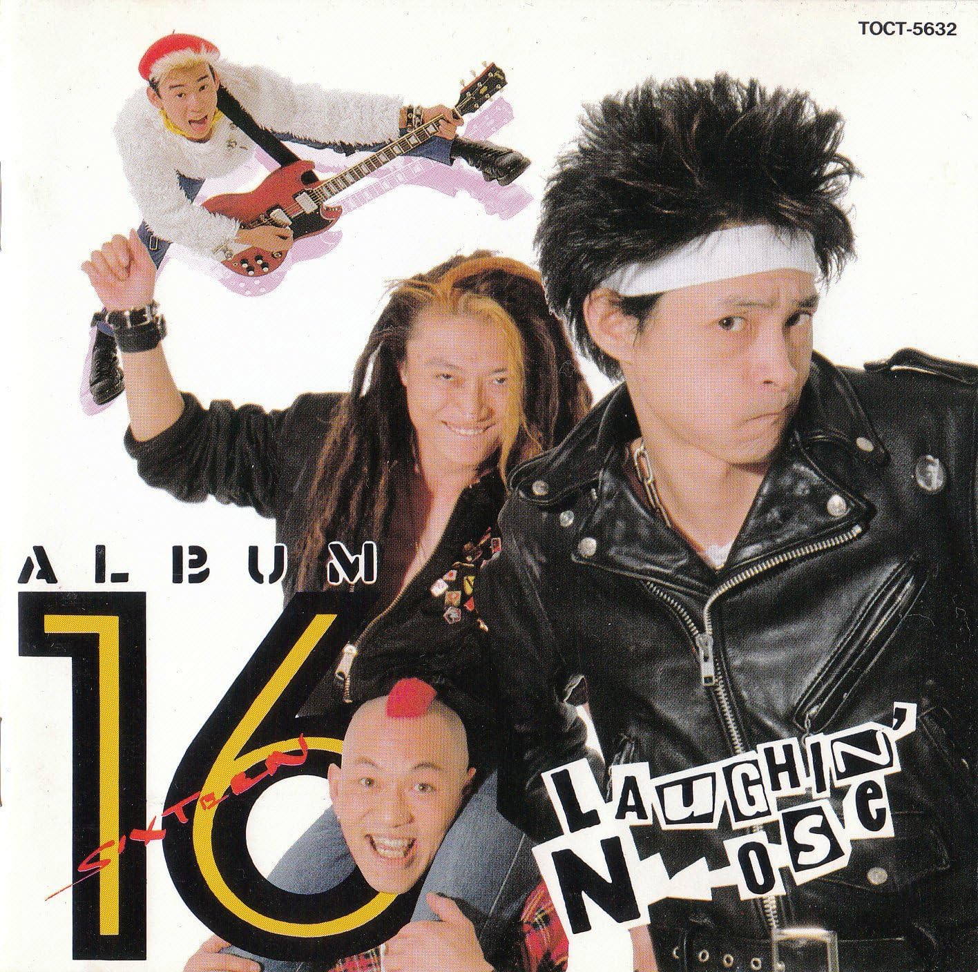 

CD LAUGHIN NOSE - SIXTEEN TOCT5632PROMO Spearhead Japan Japanese Pop/Rock Used