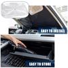 Car Sunshade Front Windshield Retractable Folding UV Protect Sunshade Umbrella Type Sun Protection Heat Insulation Car