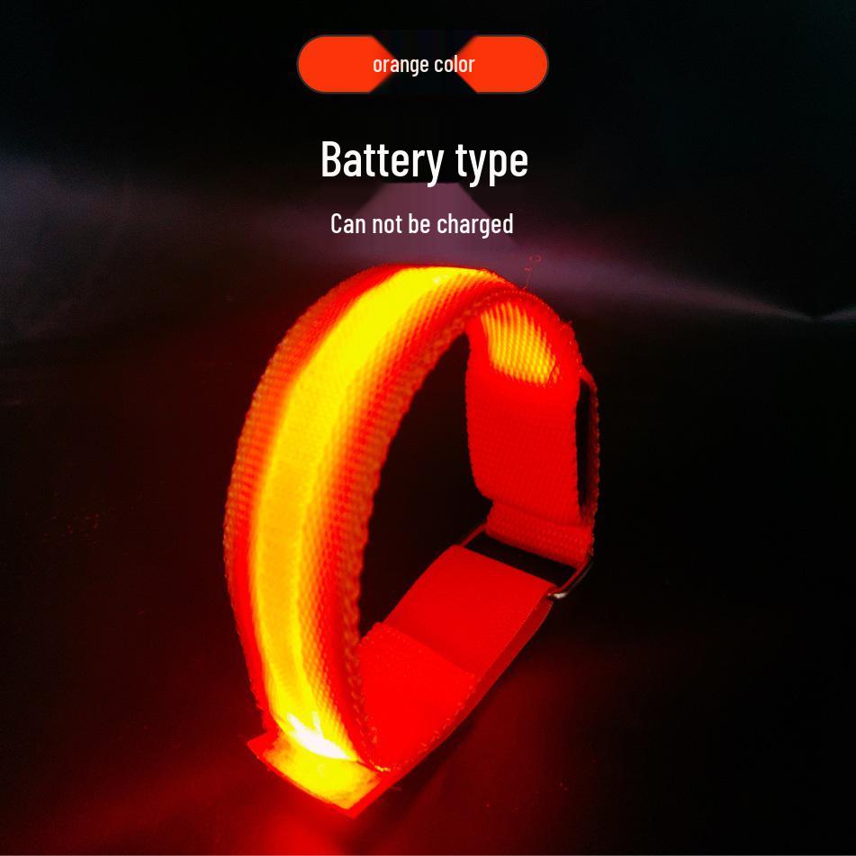 Rechargeable LED Reflective Armband for Night Fishing, Running, Cycling, and Sports