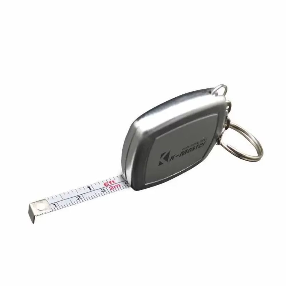 With Keychain Tape Measure Measuring Tool Carpentry Ruler High Precision Small Steel Ruler