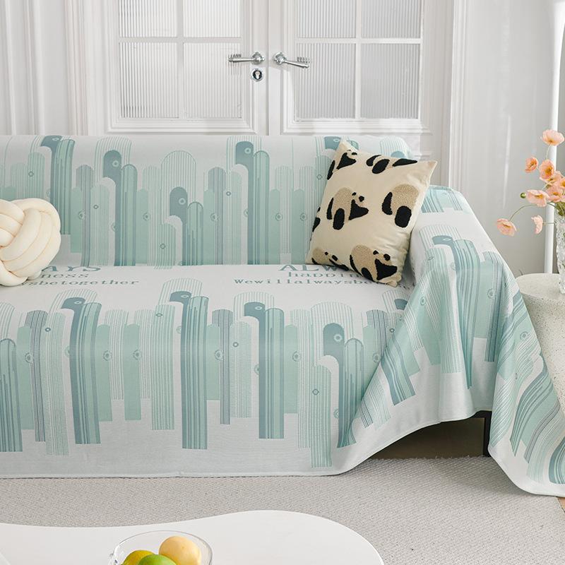 Ice Silk Sofa Cover Towel Summer Non-Slip Sofa Cushion Summer Sofa Cover