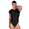 Pánská přiléhavá kombinéza Unitards sportovní bodysuit s krátkým rukávem