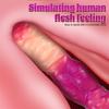 Liquid Silicone Dildo Female Super Simulation Makeup Gradient Color Anal Plug Adult Sex Products