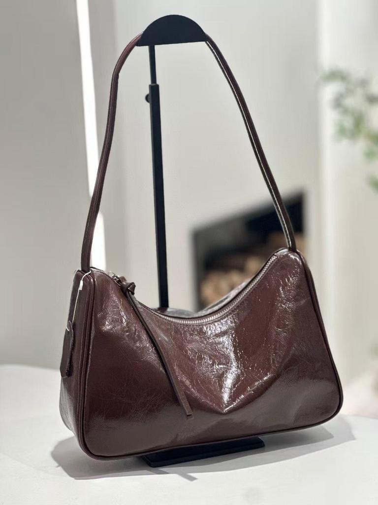 Genuine Leather Women's Crossbody Handbag - 2025 Fashion Large Capacity Dumpling Bag