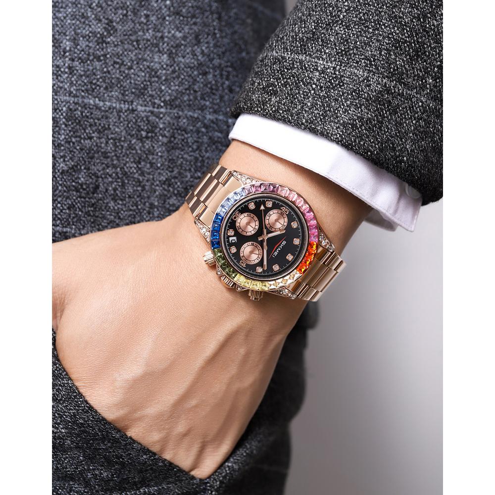 2025 NEW Watches For Man Luxury Chronograph Date Quartz Watch, Fashion Men's Stainless Steel Wristwatch