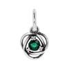 Pandora Original Design Sterling Silver Pendants Unisex Green 793125C05