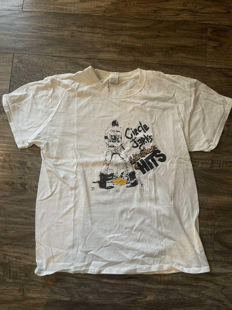 Reprint Circle jerks Vintage tee Rare White cotton S5XL PA7380 Unisex T-Shirt M