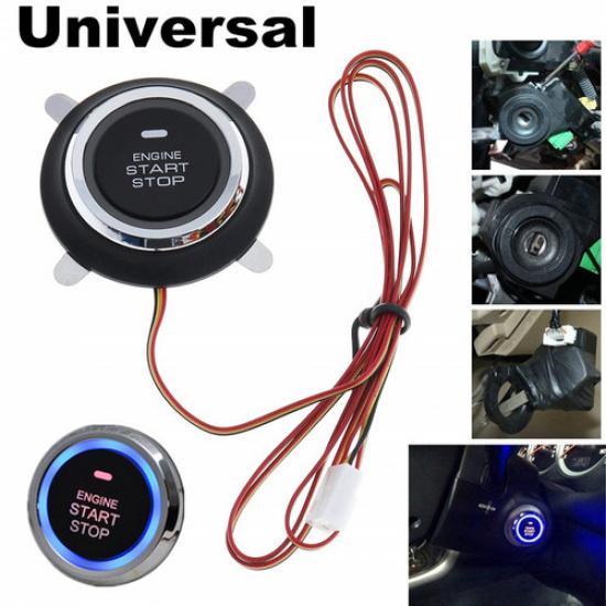 

Autos Keyless Entry System Engine Ignition Starter Push Switch Start Stop Button