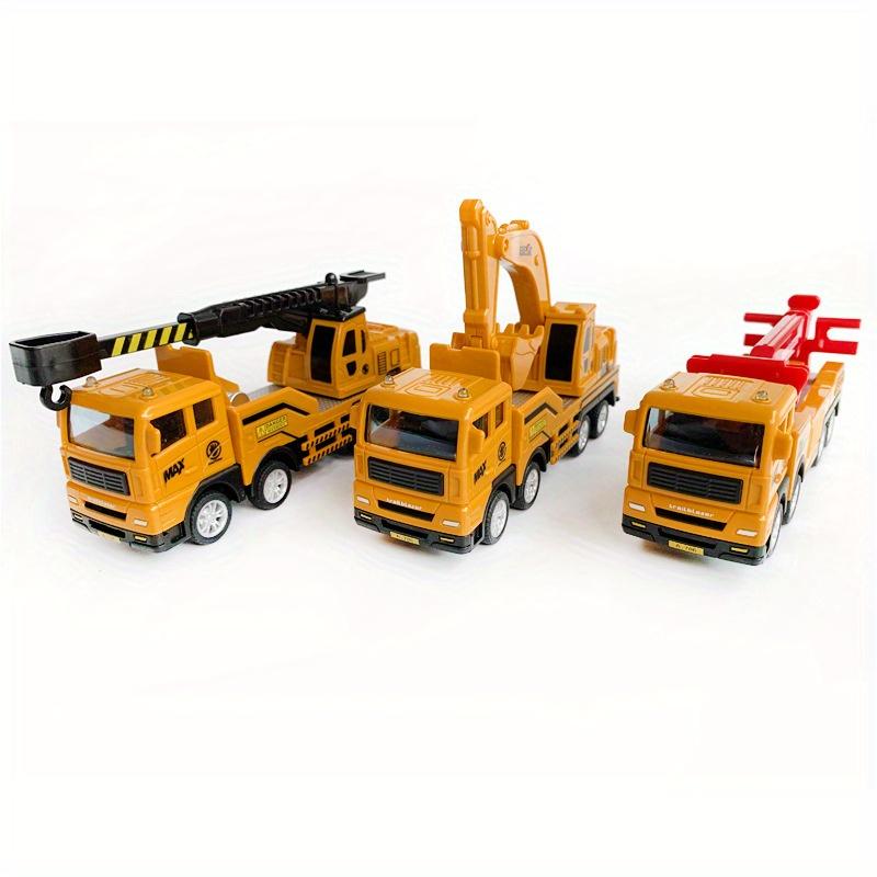 Warrior Engineering Vehicle Model Die-casting Car Toy Excavator Mixer Educational Toys Christmas Gifts Miniaturas De Carros 1/24