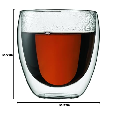 bodum PAVINA Double-Walled Glasses, 0.25L (Set of 2) 4558-10