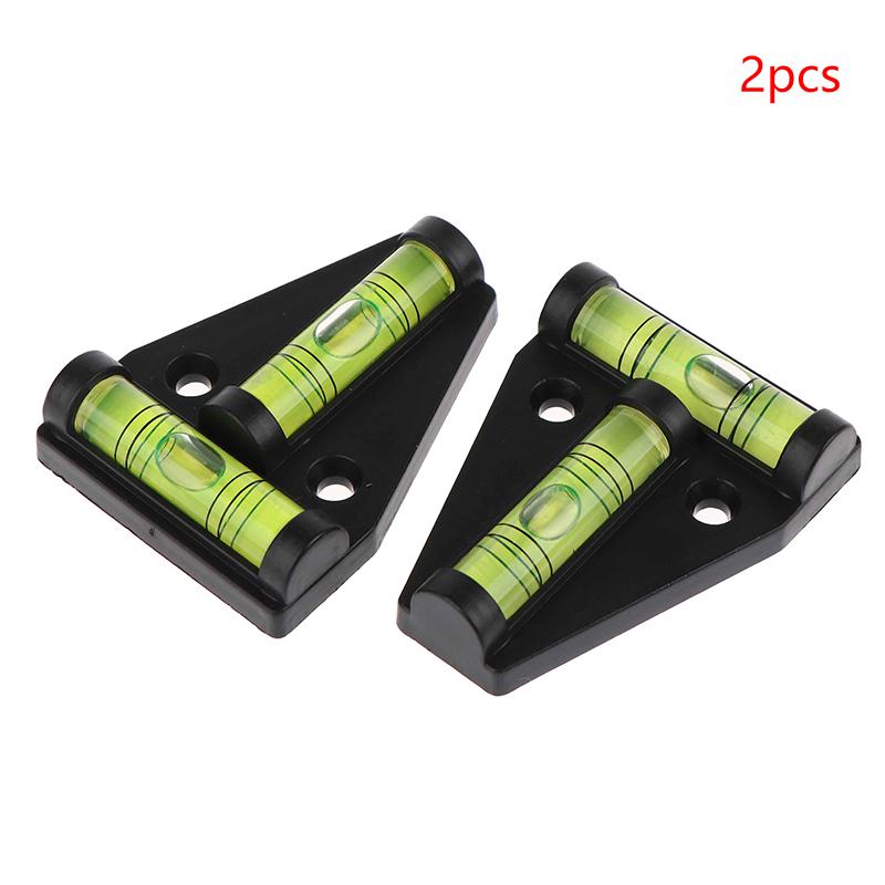 

2Pcs Mini T Type Spirit Level Measurement Instrument Triangular Level T-Type Spirit Bubble Shell Plastic Measuring Tools 2Pcs чёрный