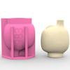 Creative Vase Molds Silicone Crafting Molds Abstract Face Shape Great for Concrete Flower Pots and Artistic Pen Holders