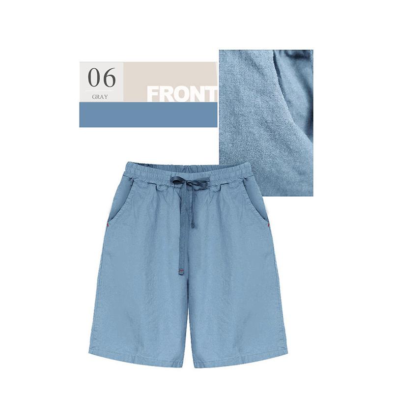 

Модні повсякденні короткі штани для жінок. Шорти з високою талією на шнурку. Вільні шорти з пакетами. Тверді дихаючі легкі зручні короткі штани. 8XL