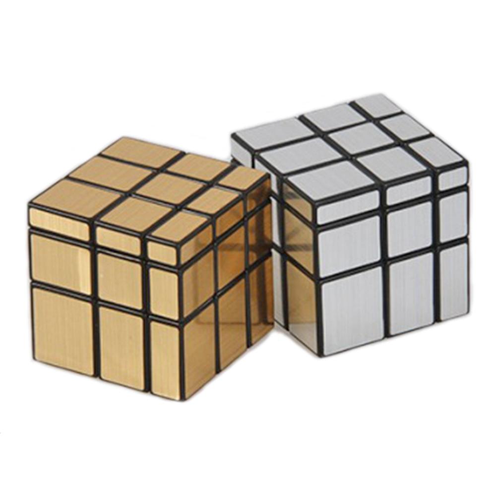 Shengshou Mirror Blocks Cast Coated 3x3x3 Magic Cube Speed Puzzle Cubes Educational Toys for Children Kids