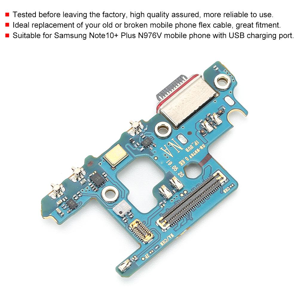 USB Charging Interface Flex Cable Replacement for Samsung Note10+ Plus N976V Phone