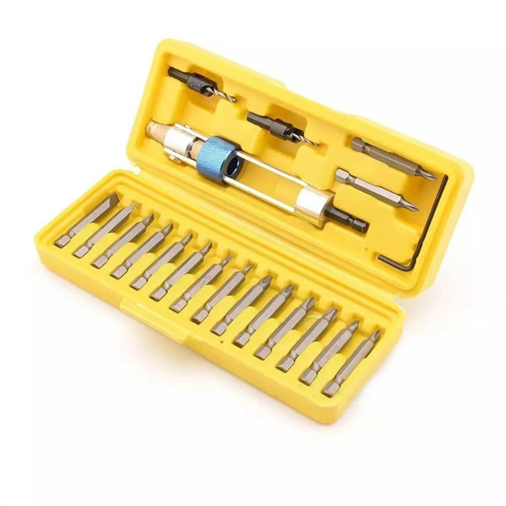 High Speed Steel Drill Driver Flip Drive Drill Bits Storage Box Screwdriver Tools  Repair Tool