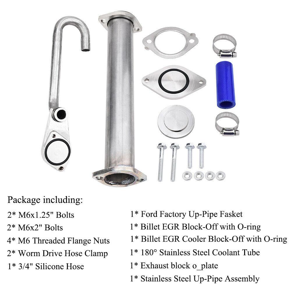 Exhaust System EGR Up-Pipe Kit for Ford 6.0L V8 Diesel Turbo Engines Fit For 2004-07 Ford F250 F350 F450