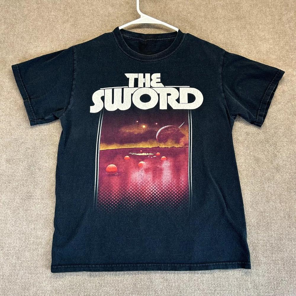 Футболка The Sword Band Warp Riders Черная Унисекс S-5XL 1V0347 Унисекс Футболка L