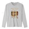 Womens T Shirt Brown Sugar Melanin Black Woman Lips Funny Babe 2XL vintage Washed Casual fashion graphic Versatile homme