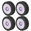 4Pcs RC Car Front Rear Rubber Tires Set Fit for WLtoys 1 12 124019 Remote Control Cars