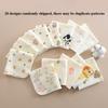 5/10/20pcs All Cotton Gauze Small Towels,Four-Layer Hemmed Pure Cotton Design,Face Towel,Drool Towel, For Shower,Travel -Easter,