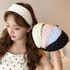 Polka Dot Wide Headband For Women - 2026 Spring/Summer Volumizing Non-Slip Hair Accessory